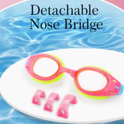 6 Prs UV Protection Colorful Easy Adjustable Strap Anti Fog Swimming Goggles