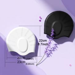 30 Pcs Extra Ear Protection Silicone Swimming Cap For Women