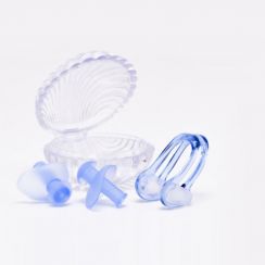 20 Sets Wholesale Lighthearted Silicone Free Diving Swimming Nose Clips 3 Layer Earplugs